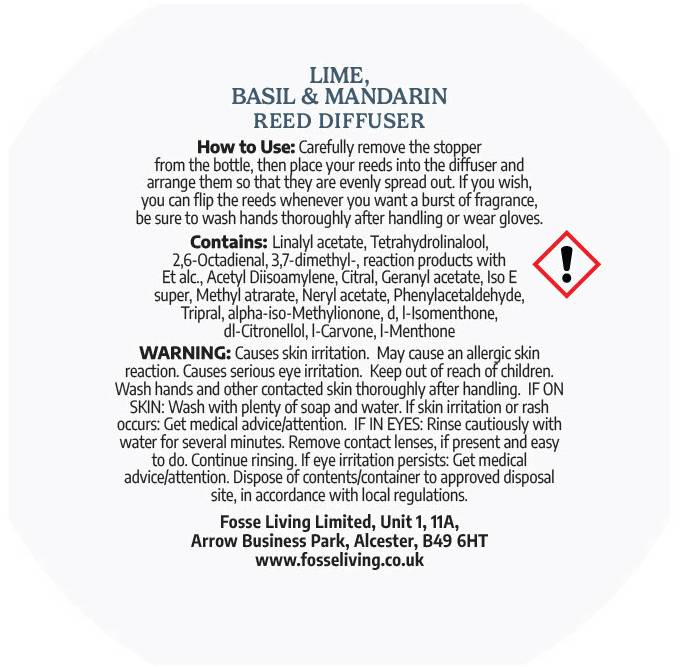 Lime, Basil & Mandarin Reed Diffuser Refill 200ml