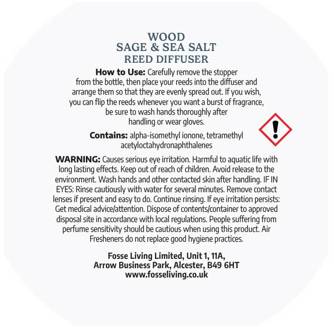 Wood Sage & Sea Salt Reed Diffuser Refill 200ml