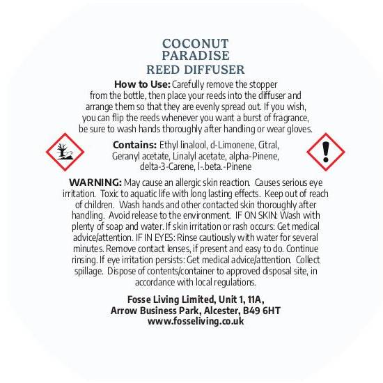 Coconut Paradise Reed Diffuser